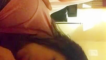 Chubby MILF Homemade Threesome with Two Guys