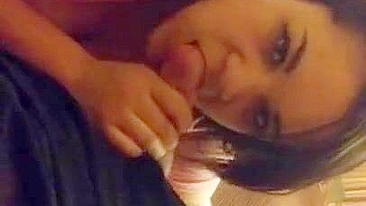 Chubby MILF Homemade Threesome with Two Guys