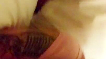 Chubby MILF Homemade Threesome with Two Guys