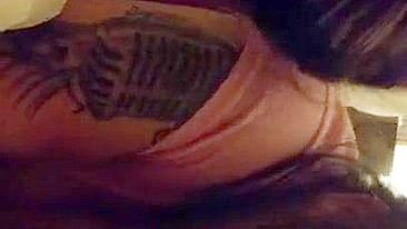 Chubby MILF Homemade Threesome with Two Guys