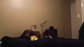 Interracial Cuckold Threesome with BBC and Spitroast