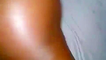 Homemade Ebony Threesome with BBC and Lesbian Action