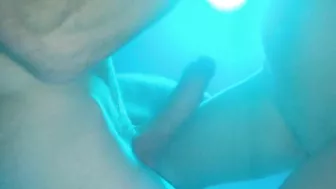 Amateur MILF Wife Hot Threesome in Private Sauna