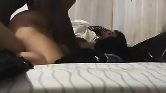 Interracial Threesome with Big Black Cocks & Anal
