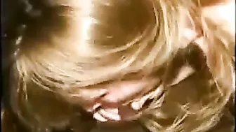 Vintage Slut Wife Gangbang Facial with Multiple Cocks