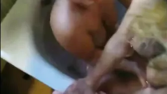 Hungry Sluts' Homemade Threesome with Cumshots and Blowjobs