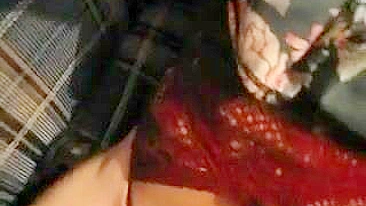 Amateur Threesome with Convincing Drinking Girl and Gangbang