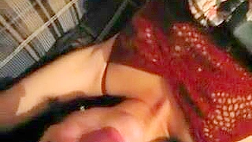 Amateur Threesome with Convincing Drinking Girl and Gangbang