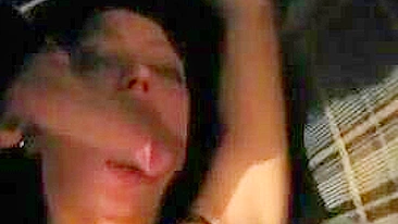 Amateur Threesome with Convincing Drinking Girl and Gangbang