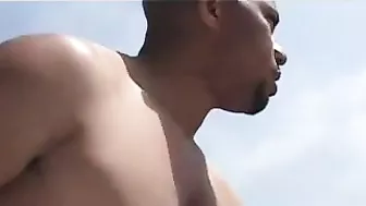 Interracial MILF Gets Double BBC in Amateur Threesome on Boat