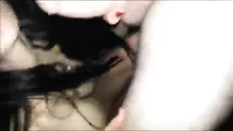 Amateur Bisexual Swinging Orgy with Lesbian Threesomes and Group Sex