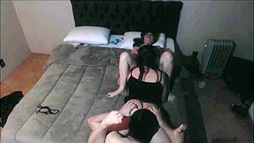 Wife Sharing Threesome Part 1 - Amateur Bisexual Group Sex