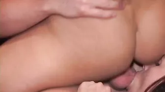 Jake and Angelique HOT Amateur Threesome with Bisexual Wife