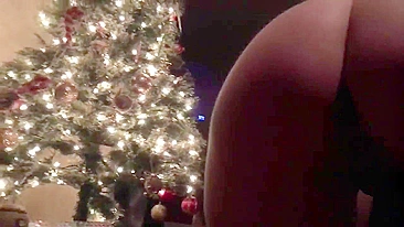 MILF Sharing Her Cock on Christmas with Real Wife and Hubby