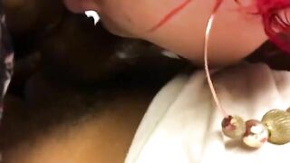 Interracial Group Blowjob with Big Black Cocks and Amateur Sluts