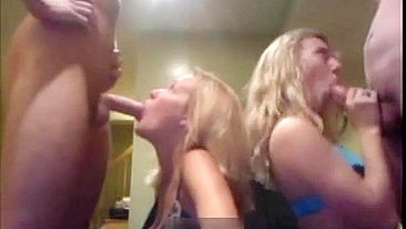 College Girl Orgy with Homemade Porn and Blowjobs
