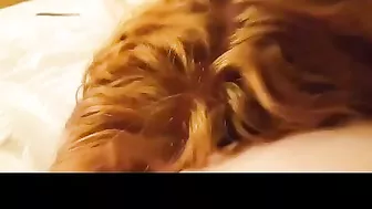 Redhead Wife Spitroast Threesome with Hubby and Friend