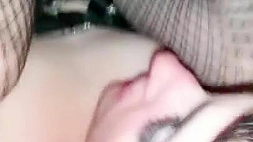 Threesome with Slutty Wife Gets Double Cumshot - Amateur Homemade Porn