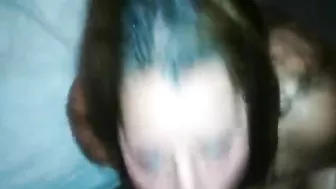 Interracial Threesome with Big Black Cock and Pretty Blue Eyes