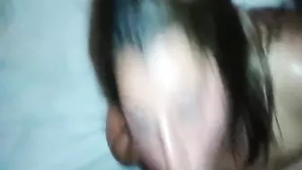 Interracial Threesome with Big Black Cock and Pretty Blue Eyes