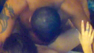 Interracial MILFs Share Big Black Cock in Amateur Threesome
