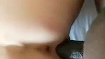 Interracial Threesome with Big Black Cock - Amateur Group Sex #Wife, #3some