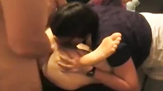 Amateur Threesome Anal Sex with MILF Swingers