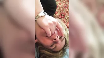 Amateur Homemade Threesome with Wife and Cuckold Husband