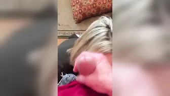 Amateur Homemade Threesome with Wife and Cuckold Husband