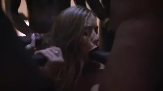 Amateur Interracial Swingers' Double Penetration Gangbang with Big Black Cocks