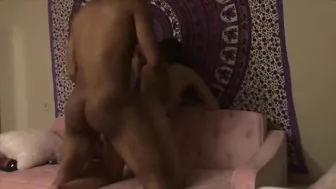 Interracial Threesome with Big Black Cock - Amateur Group Sex #Wife, #3some