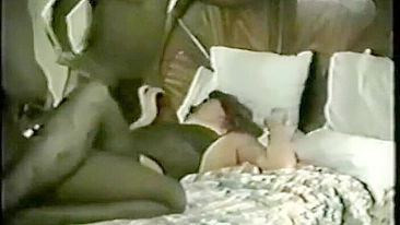 Interracial Swinger Wife Gets Double BBC Gangbang in Homemade Porn