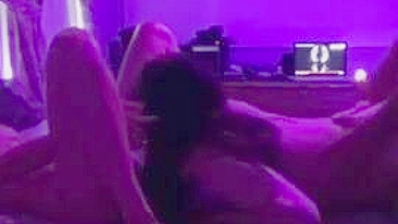 Wife Bisexual Threesome with Hubby and Female friend