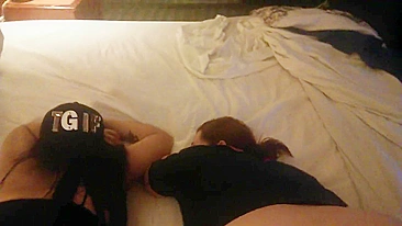 Interracial Threesome with Big Black Cock and Pawg Friends