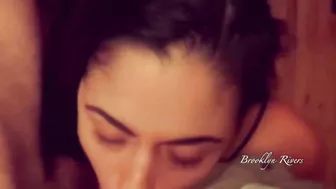 Amateur Threesome Gangbang with Double Penetration & Cum Swallowing