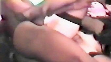 Wife Wild Interracial Orgy with BBC & Black Cocks
