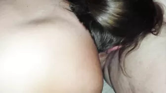 Bisexual Fat Girls' Threesome - Homemade Lesbian Swinger Group Sex