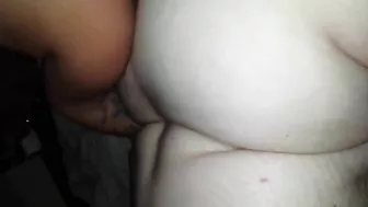 Bisexual Fat Girls' Threesome - Homemade Lesbian Swinger Group Sex