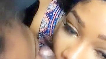 Black Slut Threesome Blowjob Amateur Homemade Porn