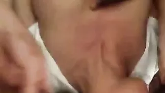 Black MILF Swinger Wife Double Penetration Anal Sex with Blonde Schoolgirl