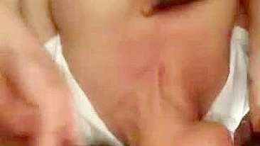 Black MILF Swinger Wife Double Penetration Anal Sex with Blonde Schoolgirl