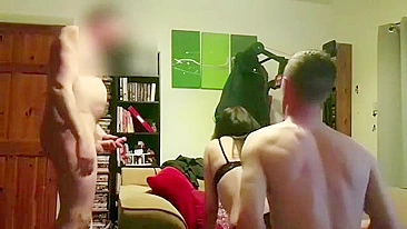 Wild Wife Threesome Gangbang - Homemade Amateur Porn