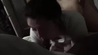 Interracial Threesome with Black Dick & Cuckold Boyfriend