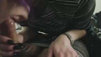 Homemade Threesome Blowjob with Emo Teens and Amateur College Group