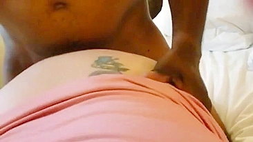 Interracial Threesome with Big Black Cock - Homemade Amateur Porn #Wife, #3some