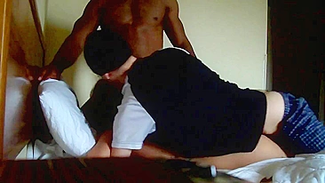 Interracial Threesome with BBC & DP