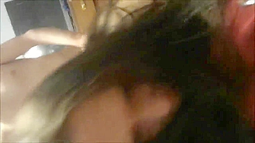 Halloween Slutwife Gangbang with Amateur Wife and Cuckold Hubby