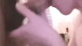 Russian Slut Anal Double Penetration Threesome with Amateur Cocks