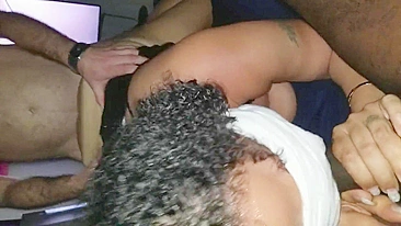 Amateur Latina Wife Group Sex Swinging Party