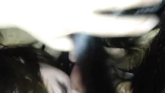 Amateur Threesome with Two Sluts and One Cock